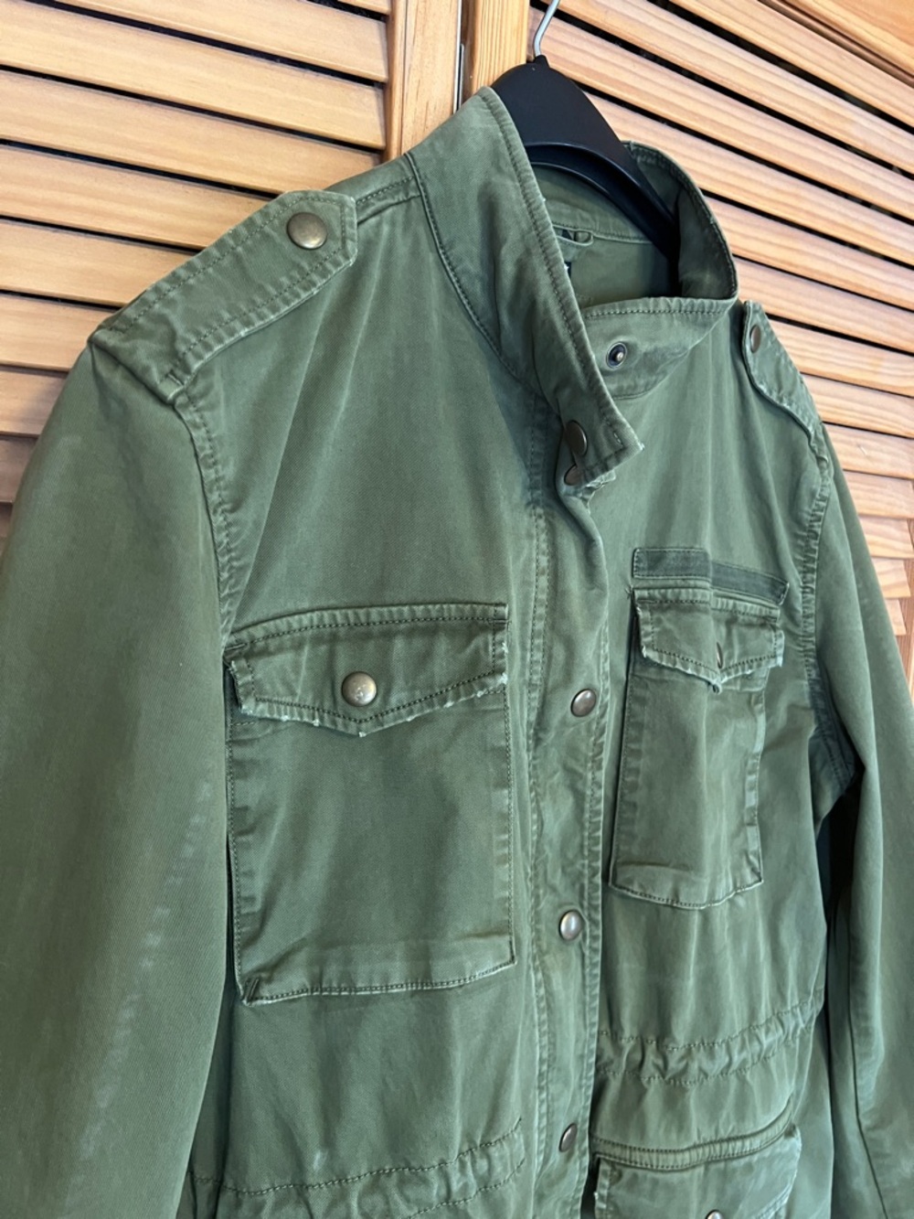 Gap Utility Jacket Distressed Womens size L - Picture 12 of 16